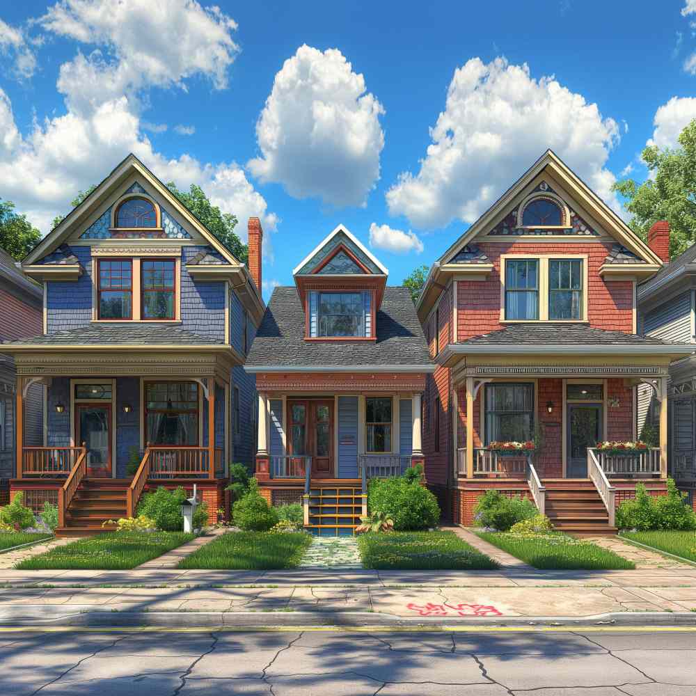Homes representing the home loan servicing industry