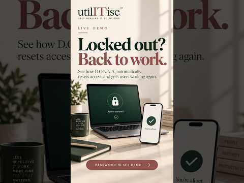 Password reset demonstration cover